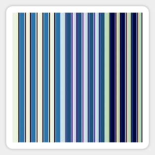 Blues stripe pattern Sticker